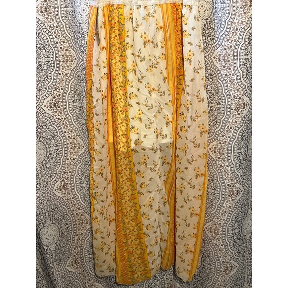 Bohemian Floral & Lace Maxi Dress XL - Picture 7 of 11